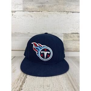 New Era 59Fifty Tennessee Titans Fitted Hat 7 1/8 Blue NFL Football Cap NEW